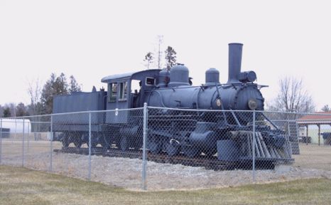 Nahma and Northern locomotive at Nahma, MI
